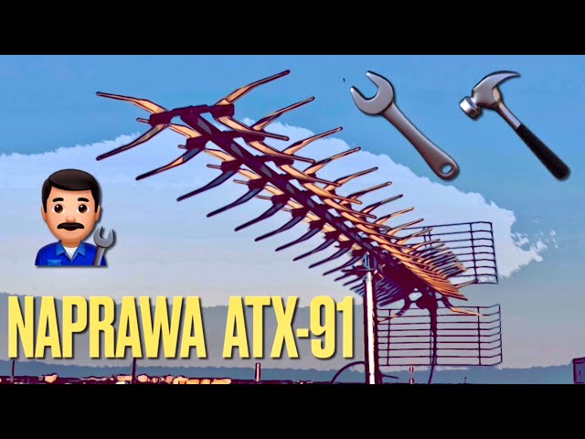 37📡 Jak tanio naprawić starą antenę naziemną? Silnie kierunkowa ATX 91 - czy to ma sens? DIY