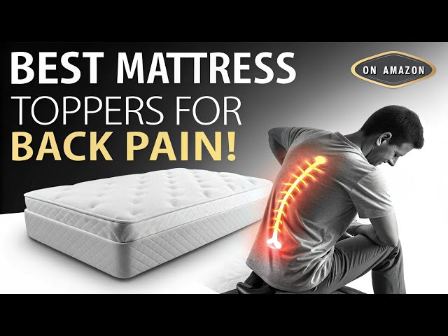 ✅ Best Mattress Topper for Back Pain on Amazon (2025) | Top 5 Picks for Better Sleep!