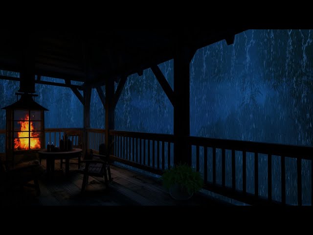 Dynamic sounds of a Windy THUNDERSTORM create a mesmerizing backdrop for relaxation and sleep