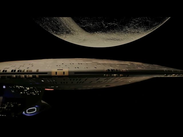 Star Trek NG Intro with Spock #startrek #blender