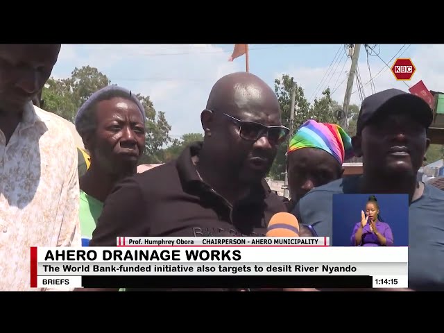 Ahero municipality in Kisumu embarks on improving drainage systems