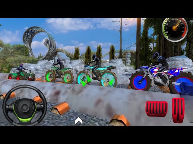 The crawler Offroad outlaws online drit bike ride us motorbike rock park ramps android gameplay