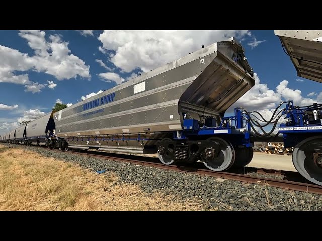 MGGH grain wagon walk Bogan Gate West NSW.  Tue 04th Feb 2025