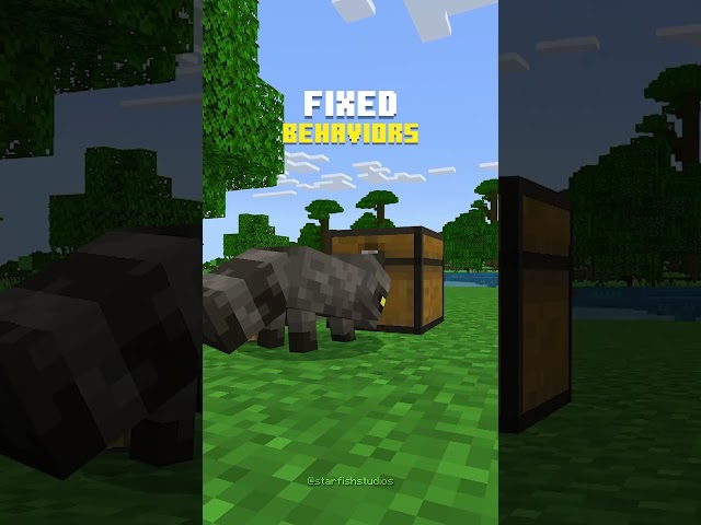 We fixed some bugs in Naturalist 2.1! #minecraft #naturalist #addon #bedrock #update