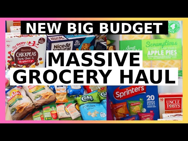 *** MASSIVE *** GROCERY HAUL  - NEW BUDGET - Spending what the average grocery shop may be in 2025