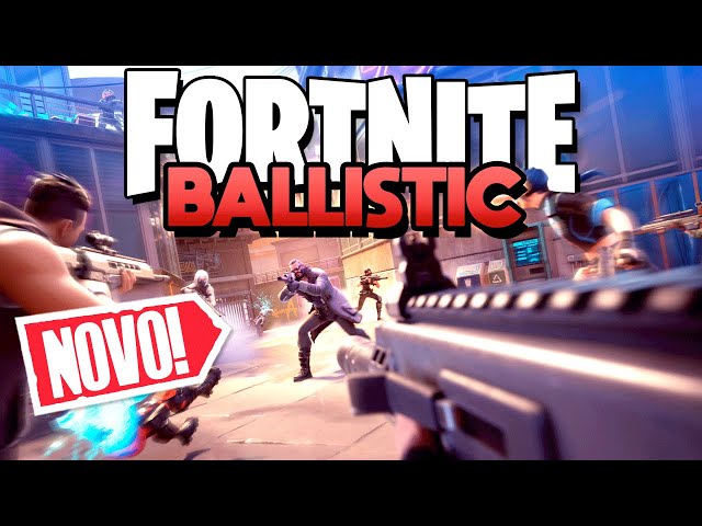 Joguei FORTNITE BALLISTIC - O NOVO Modo Pra Competir com VALORANT e COUNTER STRIKE