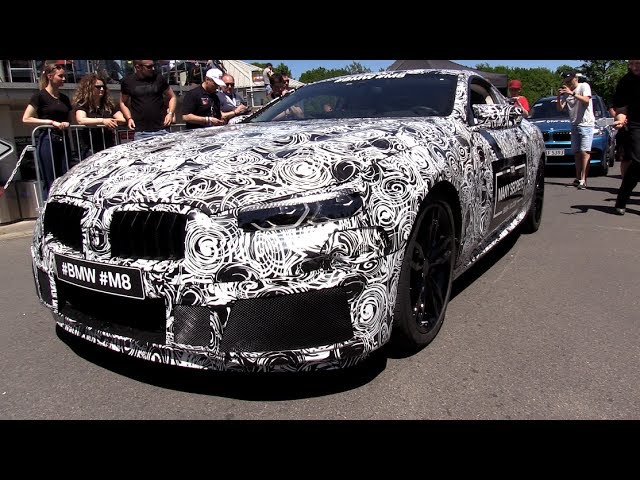 2018 BMW M8 - Engine SOUNDS, Revs & Acceleration!