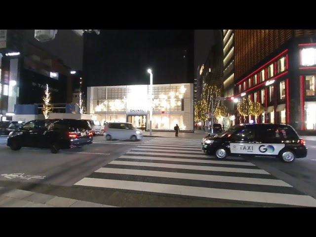 3D 360 VR Ginza, Tokyo Japan Christmas Lights