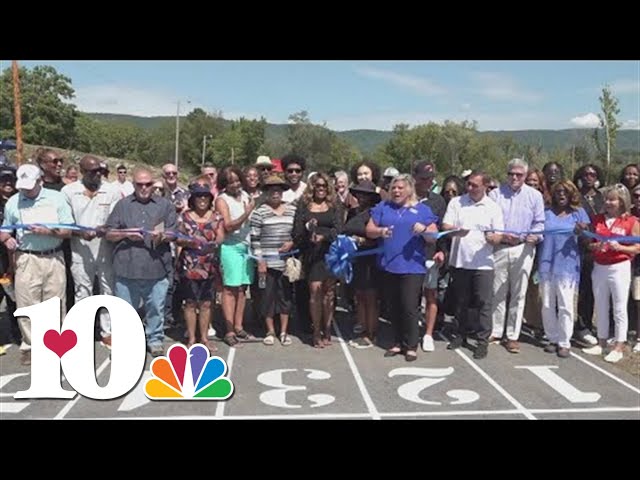 Olympian opens renovated track and field in Roane Co.