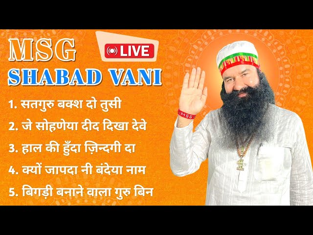 Simran Bumrah Insan Live | MSG Shabad Vani Live  | Sunday Live | with @MSGSpiritualMusic7