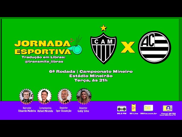 ATLÉTICO X ATHLETIC | 6° RODADA DO MINEIRO | AO VIVO - 04/02/2025