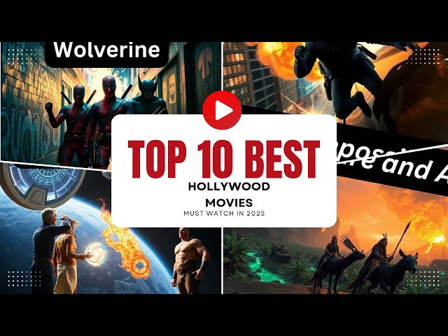 Top 10 Hollywood Movies in 2025,Must watch Movies in 2025