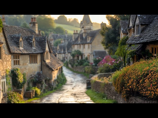 Castle Combe Cotswold - The Prettiest Village in England - 4K HDR Walking Tour