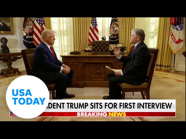 President Trump questions FEMA with Fox News host Sean Hannity | USA TODAY