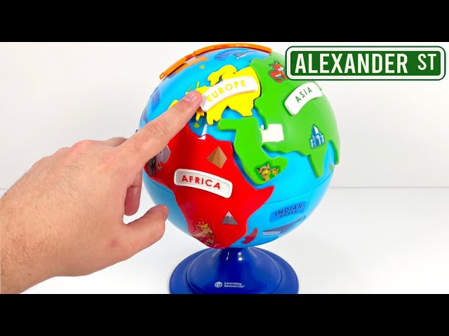 Toddler Learning Videos, Kids, Pre-K | Toy Globe, Seven Continents, Educational Toys, Toddler Toys