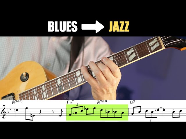 Jazz Lines in your blues solos with passing II-Vs