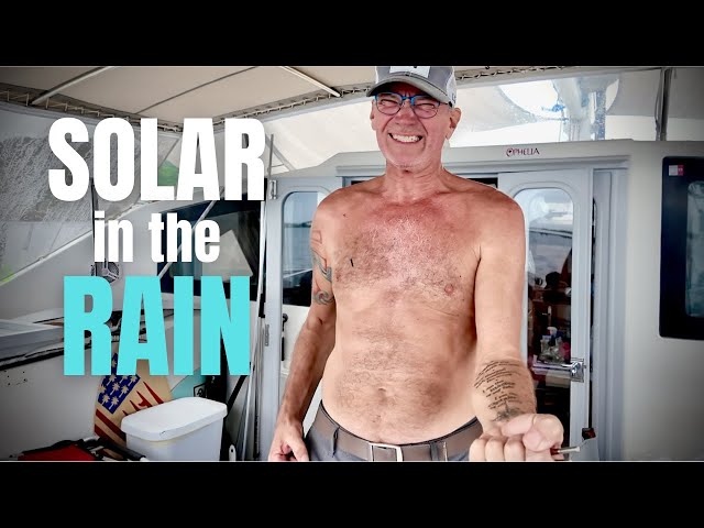 SOLAR INSTALL in a RAINSTORM! | SailAway 283