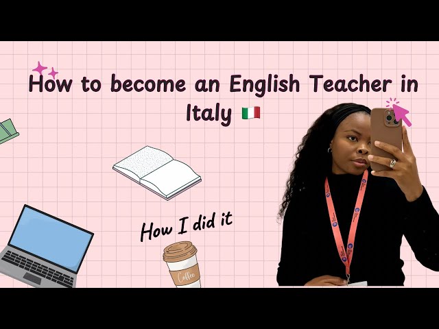 HOW TO BECOME AN ENGLISH TEACHER IN ITALY🇮🇹 - HOW I DID IT. #lifeinitaly