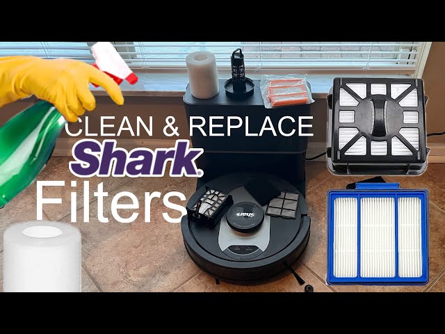 How to clean and replace Shark robot filters