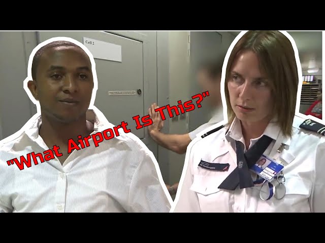 ILLEGAL Drug Smuggler DOESN'T KNOW What Airport He's In! | Customs UK Full Episode