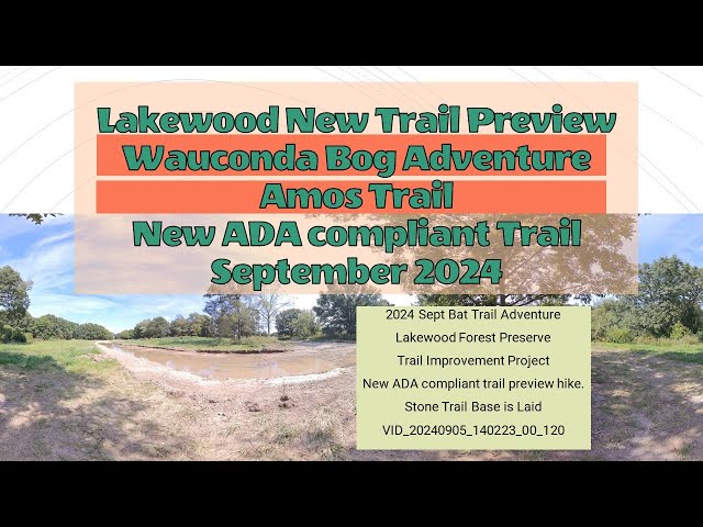 Amos Trail Update, Stone Bed Laid