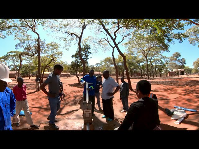 Water Well Repair in Rural Malawi - Immersive 360 Video - Orant Charities Africa