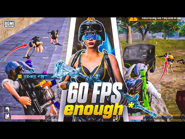 60 FPS is Enough ? | Fastest 1v4 Clutch 🔥 | ~BGMI