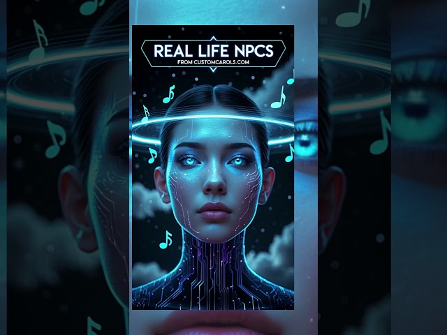 Real Life NPCs 🌌🎮 #songs #music Explore the Digital Maze of Existence from CustomCarols.com #NPCs