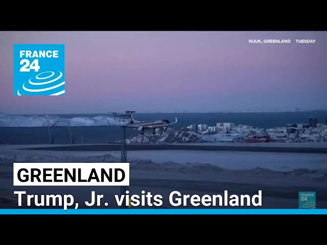 Trump, Jr. visits Greenland as Trump doubles down on acquiring island • FRANCE 24 English