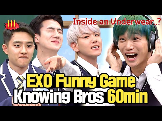 [Knowing Bros] Literally Can't Stop Laughing 🤣 EXO Funny Game Moments Compilation