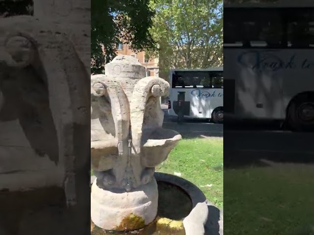 Guess the name of this #Fountain in #Rome! #Shorts