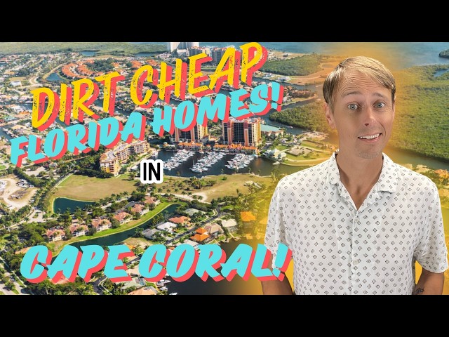 Cape Coral Florida's CHEAPEST Homes for Sale in 2024!