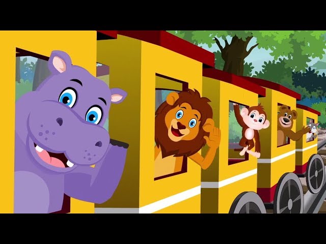 Wild Animal Express | Kids Songs & Cartoon Videos For Children