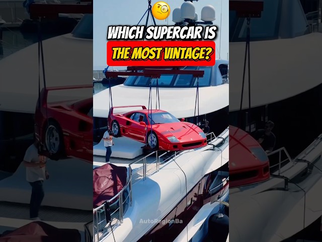 Which Supercar Is the Most Vintage? 🏎️🔥 #shorts #automobile #vintage #car