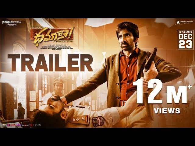 Dhamaka Telugu Movie Trailer | Ravi Teja | Sreeleela | Thrinadha Rao Nakkina | Bheems Ceciroleo