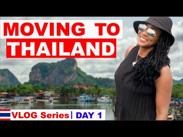 Moving To Thailand |  Bangkok BTS System , Best Area To Stay &  Street Food | Day 1 VLOG