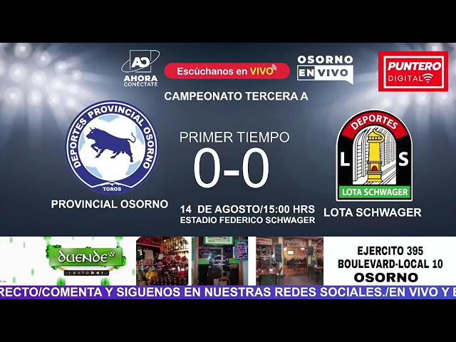 Provincial Osorno 1-Lota Schwager 1 Campeonato Tercera A 2022 Fecha 14