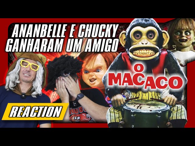 🐒😂  REAÇÃO ao Trailer de O Macaco! Será que Vai Prestar? #themonkey