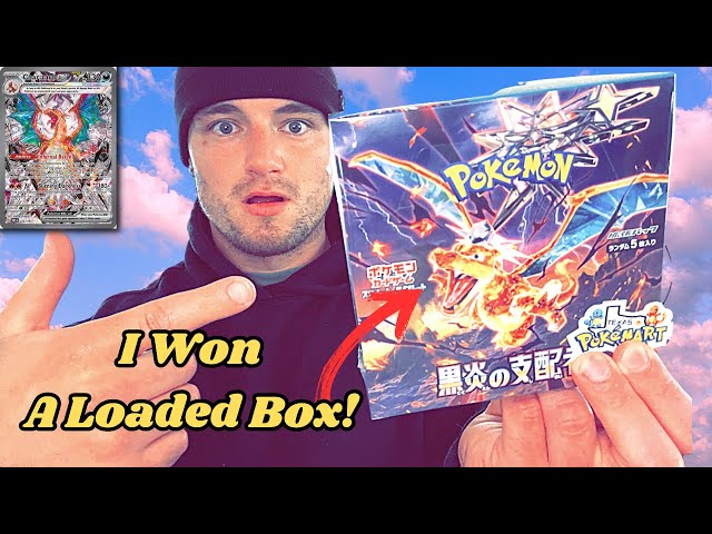 I Won A Ruler Of The Black Flame Pokemon Booster Box On Instagram