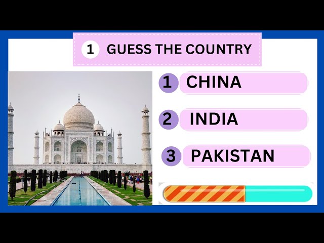 Guess the country by famous landmark Quiz | Top 30 famous landmarks of the world