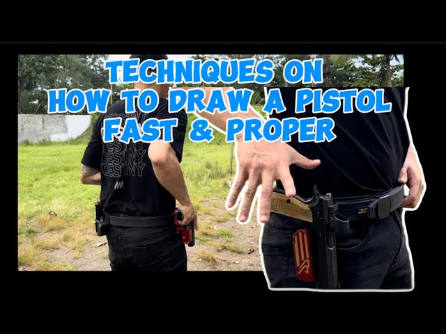 How to Draw a Pistol FAST & proper! | Practical Shooting Competition | DAN REDUCTO