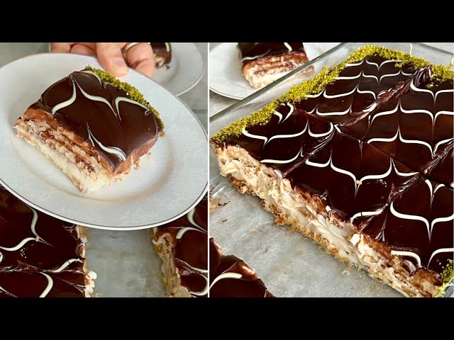 This DESSERT LOST IN YOUR MOUTH! No need for an oven! Fast and Delicious