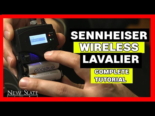 How to Setup Sennheiser G4 Wireless Lavalier - Complete Tutorial