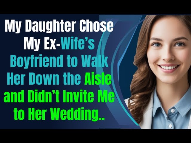 My Daughter Chose My Ex-Wife’s Boyfriend to Walk Her Down the Aisle and Didn’t Invite Me to Her..