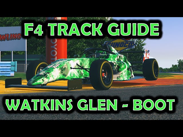 iRacing Track Guide Watkins Glen Boot | Formula IR-04 | W12 S2 2023