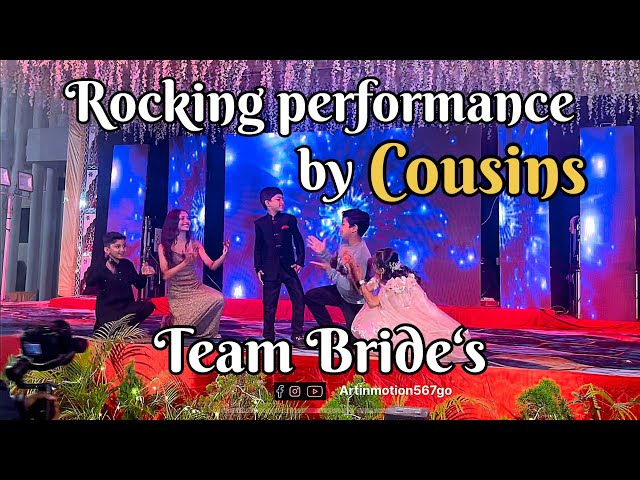 Rocking Sangeet Performance by cousins | Team Bride’s | Choreograph by Maddy sir