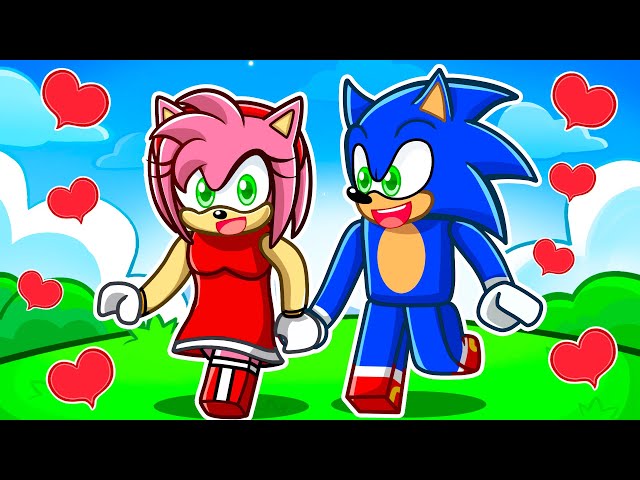 Sonic Goes on 100 Dates with AMY in Roblox!