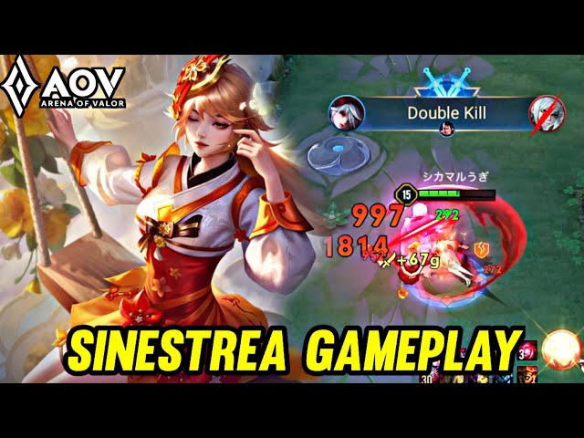 AOV : SINESTREA GAMEPLAY | IN JUNGLE - ARENA OF VALOR LIÊNQUÂNMOBILE ROV