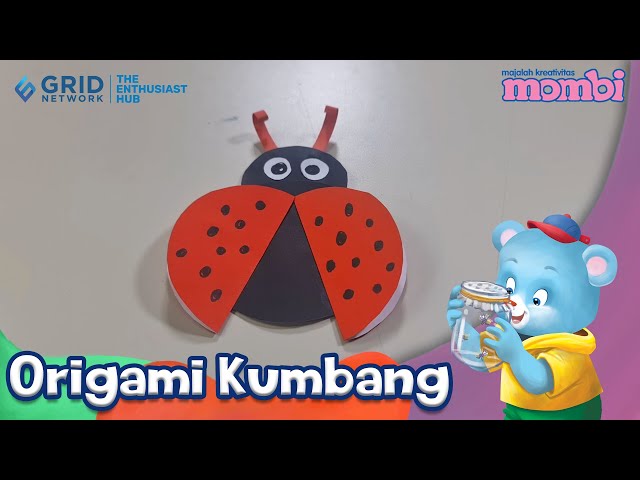 Membuat Kreasi Origami Kumbang