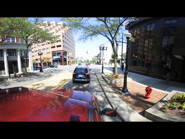 Main Street Ann Arbor in 360 VR - take a ride with us...